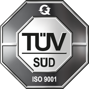 TÜV Süd ISO 9001 zertifiziert